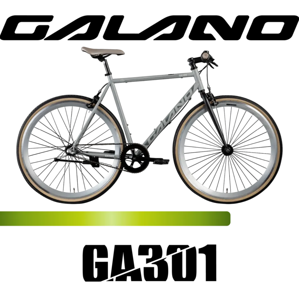 Galano GA301 Fitnessrad 28 Zoll 700c City Bike Stahlrahmen 3 Gang Nexus Rücktritt Fahrrad Urban Bike
