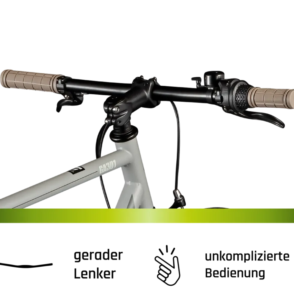 Galano GA301 Fitnessrad 28 Zoll 700c City Bike Stahlrahmen 3 Gang Nexus Rücktritt Fahrrad Urban Bike