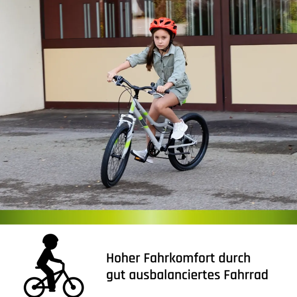 Galano GA20 Kinderfahrrad 18 Zoll 115 - 130 cm Mädchen Jungen Fahrrad ab 5 Jahre Mountainbike 7 Gänge MTB Hardtail Kinder Fahrrad