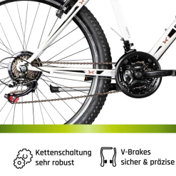 Galano Path Mountainbike Jugendfahrrad ab 160 cm Fahrrad 26 Zoll für Mädchen Jungen oder Erwachsene MTB Hardtail 21 Gänge