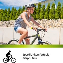 Galano Path Mountainbike Jugendfahrrad ab 160 cm Fahrrad 26 Zoll für Mädchen Jungen oder Erwachsene MTB Hardtail 21 Gänge