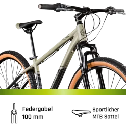 Galano Toxic Mountainbike Hardtail 29 Zoll 155 - 190 cm MTB Fahrrad 21 Gang Federgabel Scheibenbremsen
