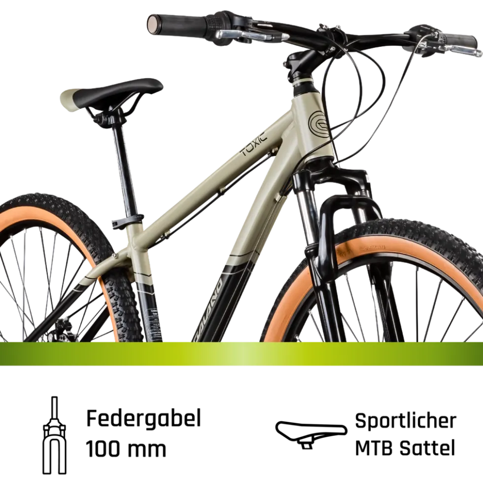 Galano Toxic Mountainbike Hardtail 29 Zoll 155 - 190 cm MTB Fahrrad 21 Gang Federgabel Scheibenbremsen