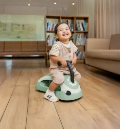 GLOBBER WALK N' ROLL 2in1 ECO – Lauflernwagen, Schiebeauto, Rutschauto, werkzeugloser Umbau, kippsicher, pistazie