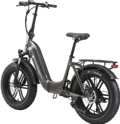 GreenStreet E-Bike Tiefeinsteiger Klapprad GS5 250 W 20 Zoll anthrazit