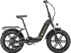 GreenStreet E-Bike Tiefeinsteiger Klapprad GS5 250 W 20 Zoll anthrazit