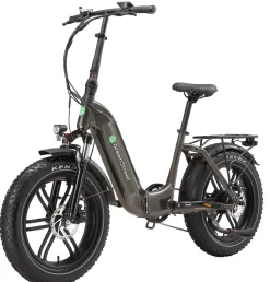 GreenStreet E-Bike Tiefeinsteiger Klapprad GS5 250 W 20 Zoll anthrazit