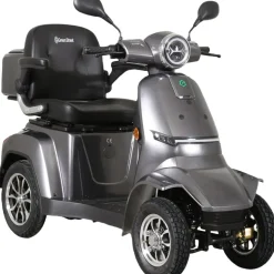 GreenStreet Elektromobil E-Mover Deluxe 1000 W 20 km/h dunkelgrau inkl. Topcase
