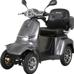 GreenStreet Elektromobil E-Mover Deluxe 1000 W 20 km/h dunkelgrau inkl. Topcase
