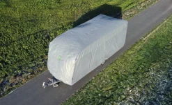 GreenYard Abdeckplane für Wohnwagen oder Wohnmobile Größe XL 670 x 250 x 220 cm