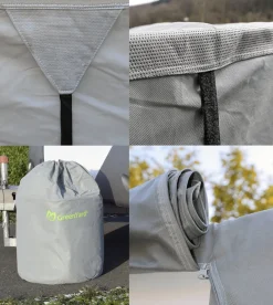 GreenYard Wohnmobil Schutzhülle Größe L 730 x 235 x 275 cm Schutzhaube Ganzgarage Garage Abdeckplane Campingmobil