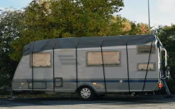 GreenYard Wohnwagen Schutzdach 850 cm Schutzhülle Wohnmobil Abdeckung Dach Garage