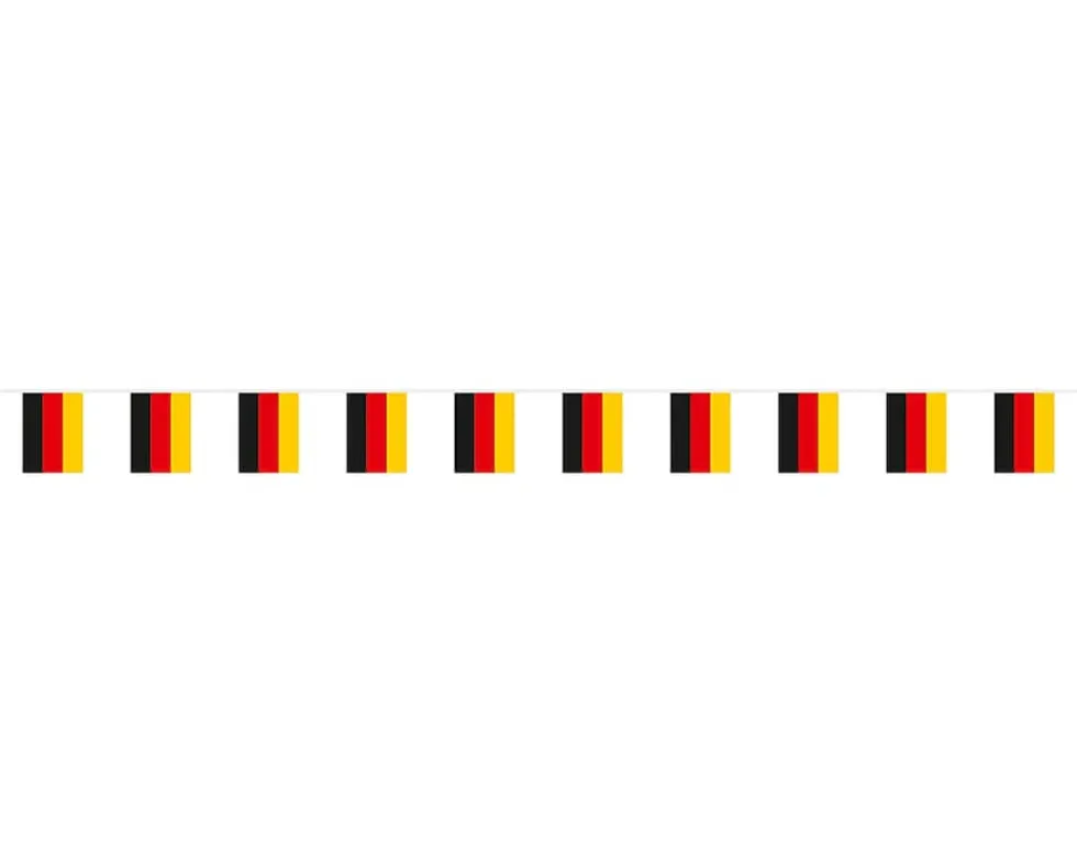 Großes Deutschland Fan-Set (30-teilig) EM WM anfeuern schwarz rot gold Fußallparty