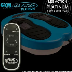 Gymform® Shiatsu Fußmassagegerät und Beinmassagegerät Leg Action Platinum