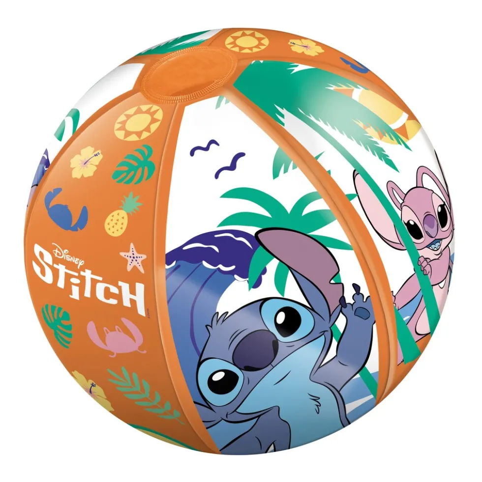 Happy People - Disney Stitch - Strandball (Ø 50cm) Wasserball Spielball Ball Kinder Badespaß