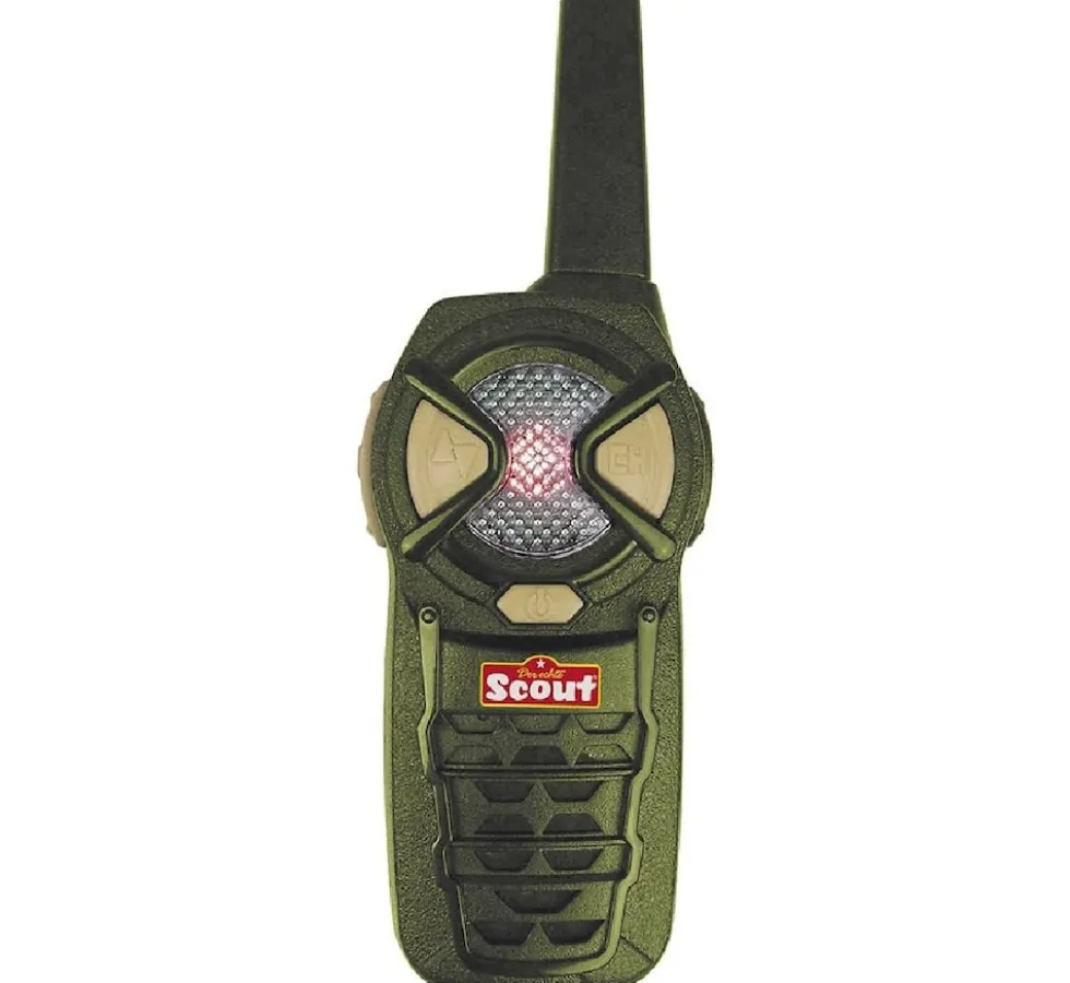 Happy People 19385 - SCOUT Walkie Talkie Funkgerät für Kinder 5km Reichweite 6 Kanäle