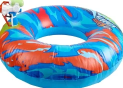 Hasbro Nerf Super Soaker Hydro Battle Cruiser Schwimmring mit Wasser Blaster für Pool und Sommer