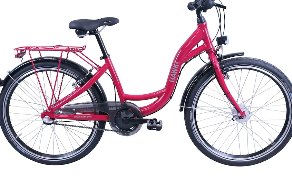 Hawk City Wave Jugendrad Mädchen 24 Zoll 35 cm Wave - Blau