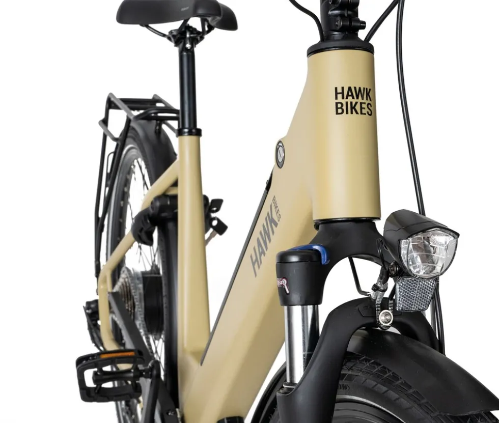 Hawk E-Trekking Lady E-Trekkingrad Damen 28 Zoll 50 cm Wave - Gelb