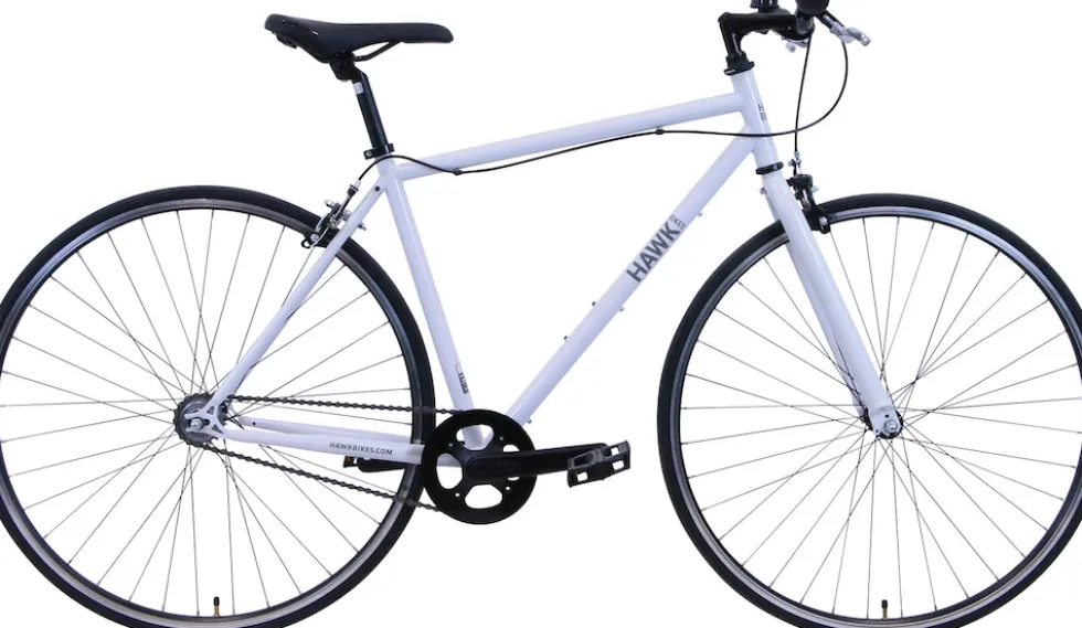 Hawk Vintage Singlespeed Renn-Fitness Herren 28 Zoll 48 cm Diamant - Blau