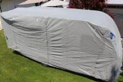 HC Outdoor Wohnwagen Abdeckplane Größe L 610 x 250 x 220 cm