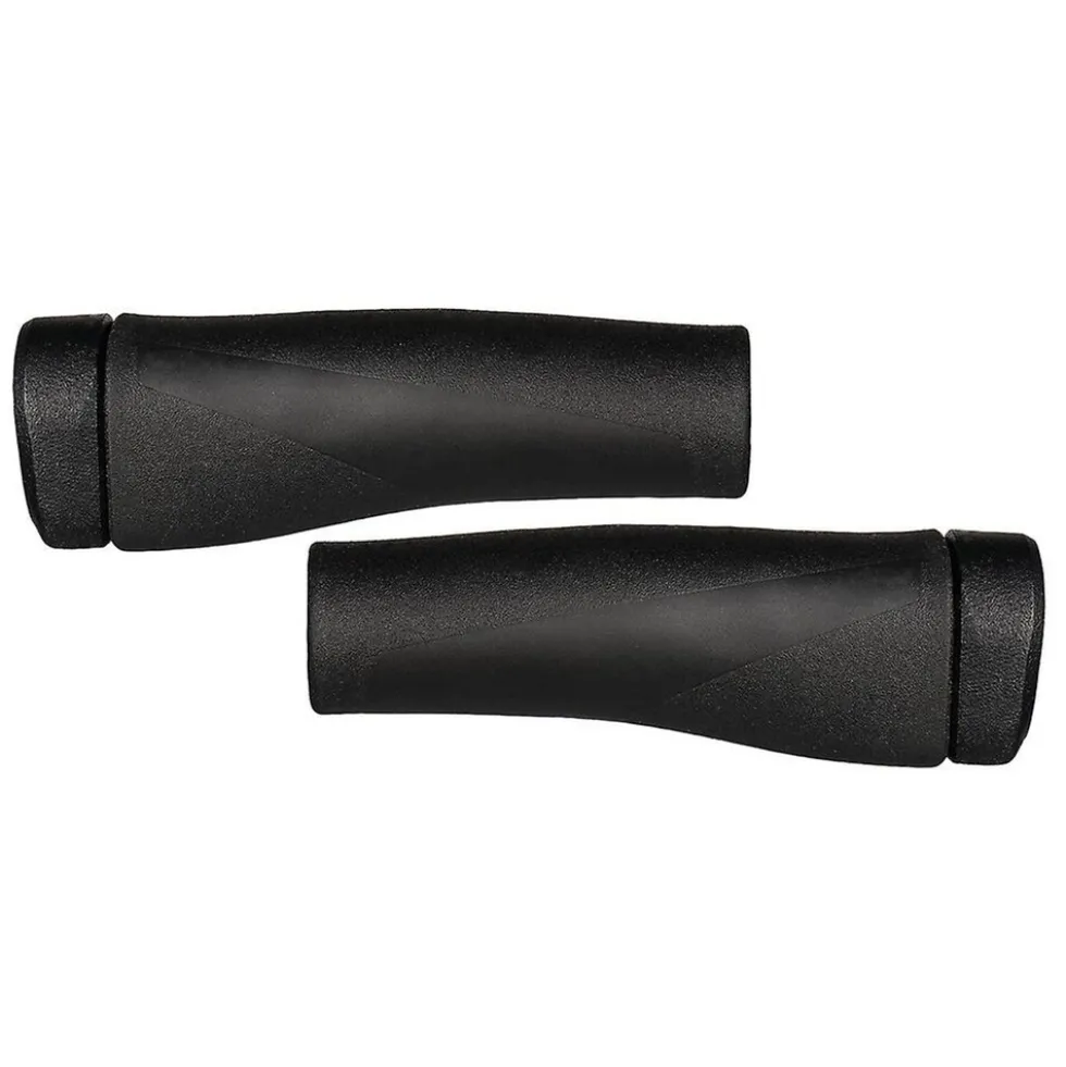 Herrmans Clik DD37BR Griffe 123 125 mm 22,2 mm Fahrradgriffe Grips Lenkergriffe ergonomisch Set rechts links