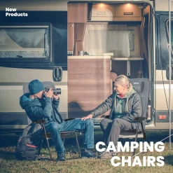 HOMECALL Campingstuhl Gartenstuhl Klappbar, Textilene gepolstert mit Quick-Dry-Schaum, 5 fach Verstellbarer Rückenlehne, bis 150kg
