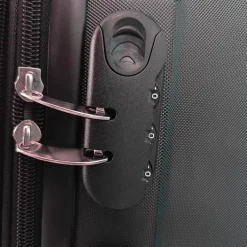 HOME DELUXE Reisekoffer Set VAYA – 3-teilig, Schwarz