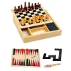 HTI-Living Gesellschaftsspiel 4 in 1