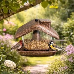 HTI-Living Vogelfutterhaus Nessa Metallic Gold