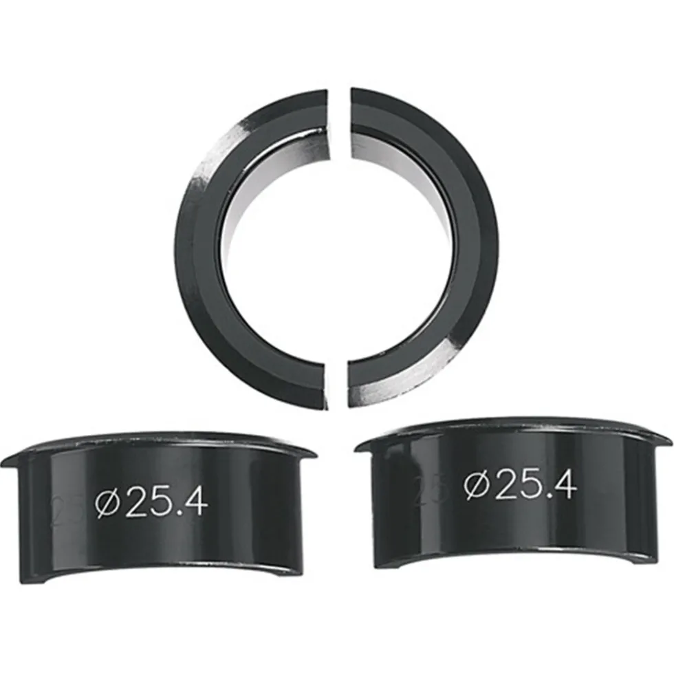 Humpert Ergotec 31,8 auf 25,4 mm Vorbau Adapter Reduzierhülse Lenkervorbau Fahrradvorbau Vorbauadapter Set