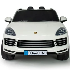INJUSA Porsche Cayenne 12V Elektroauto für Kinder ab 3 Jahren – Elegantes SUV-Spielzeugauto mit Fernbedienung, Licht & Sound