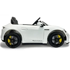 INJUSA Porsche Taycan 12V Elektroauto für Kinder ab 3 Jahren – Luxus Kinderauto mit Licht & Sound