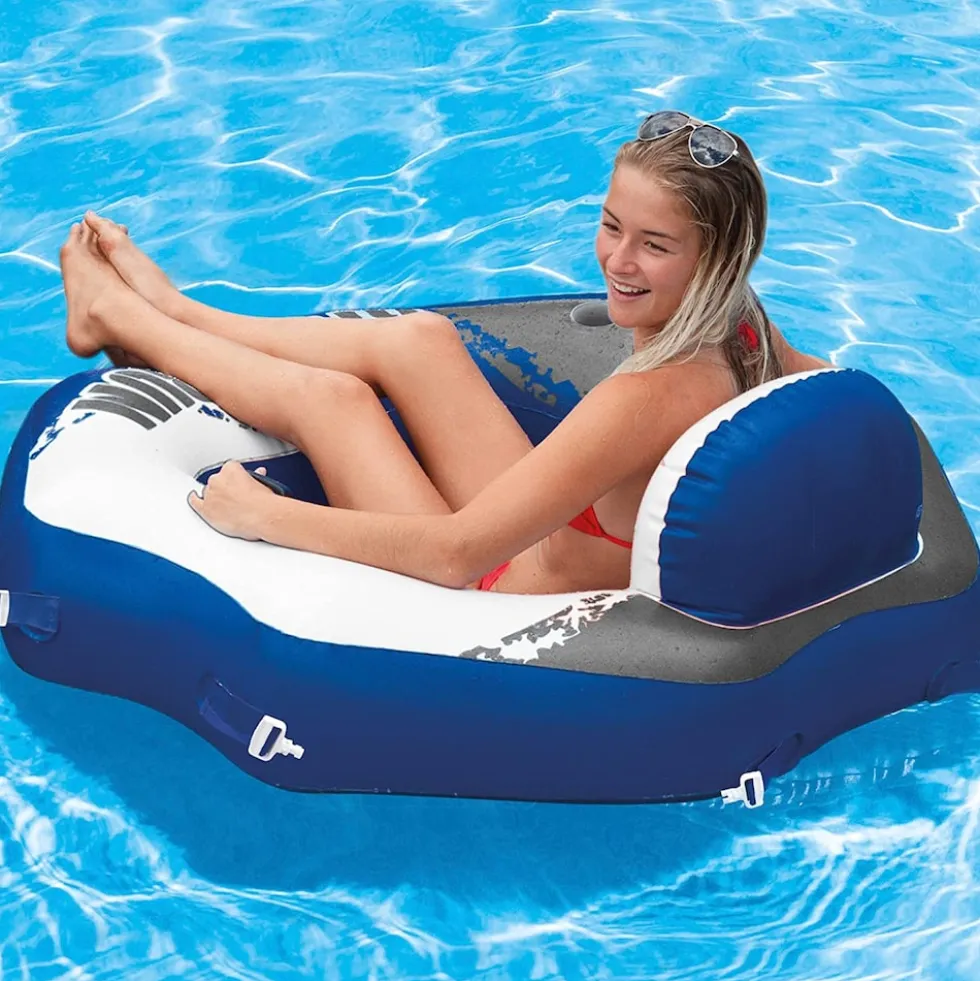 INTEX 58854EU - Schwimmring - River Run Connect (130x126cm) Floater Poolsessel