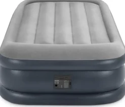 INTEX 64132ND Luftbett DuraBeam Deluxe Pillow Twin 99x191x42cm integrierte Pumpe