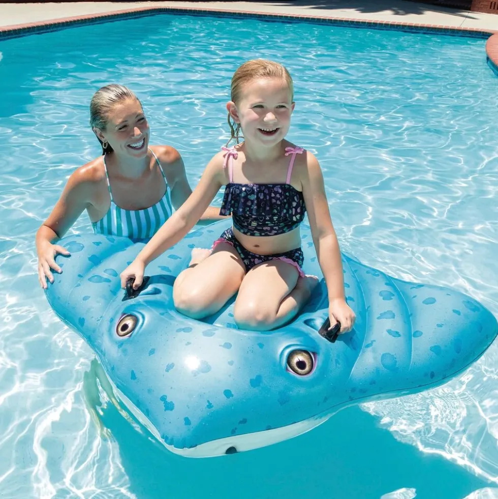 INTEX 57576NP - Schwimmtier - Stachelrochen (185x145cm) Stingray Ride-On