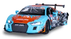 JAMARA Audi R8 LMS Diecast 1:24 blau inkl. Knopfzellen