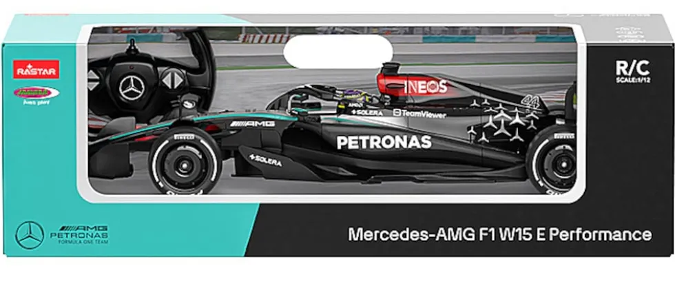 JAMARA Mercedes-AMG F1 W15 E Performance 1:12 schwarz 2,4GHz