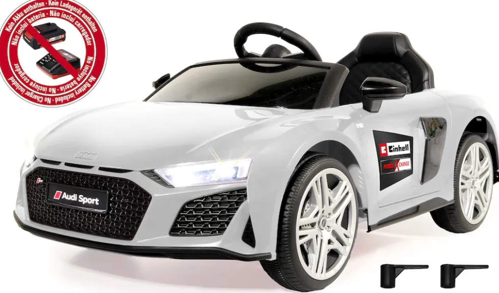 JAMARA Ride-on Audi R8 Spyder weiß 18V Einhell Power X-Change