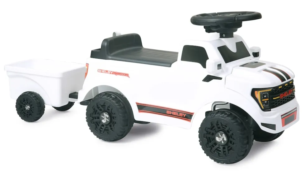 JAMARA Rutscher Shelby Ford F-150 Raptor mit Anhänger weiß