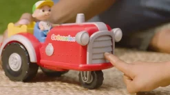 Jazwares - Cocomelon - Mitsing-Traktor mit JJ Spielfigur Lernspielzeug für Kinder ab 2 Jahren
