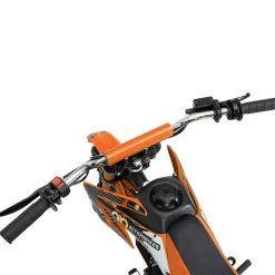 Jugend-Crossbike JC125, Benzin-Jugendmotorrad, 125 ccm, 17/14-Reifen, 4-Takt-Motor, 80 km/h, ab 14 J. (Orange)