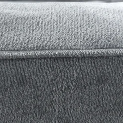 Juskys Hundebett Sheena M - 72 x 60 cm - orthopädisch & flauschig - Bezug abnehmbar & waschbar