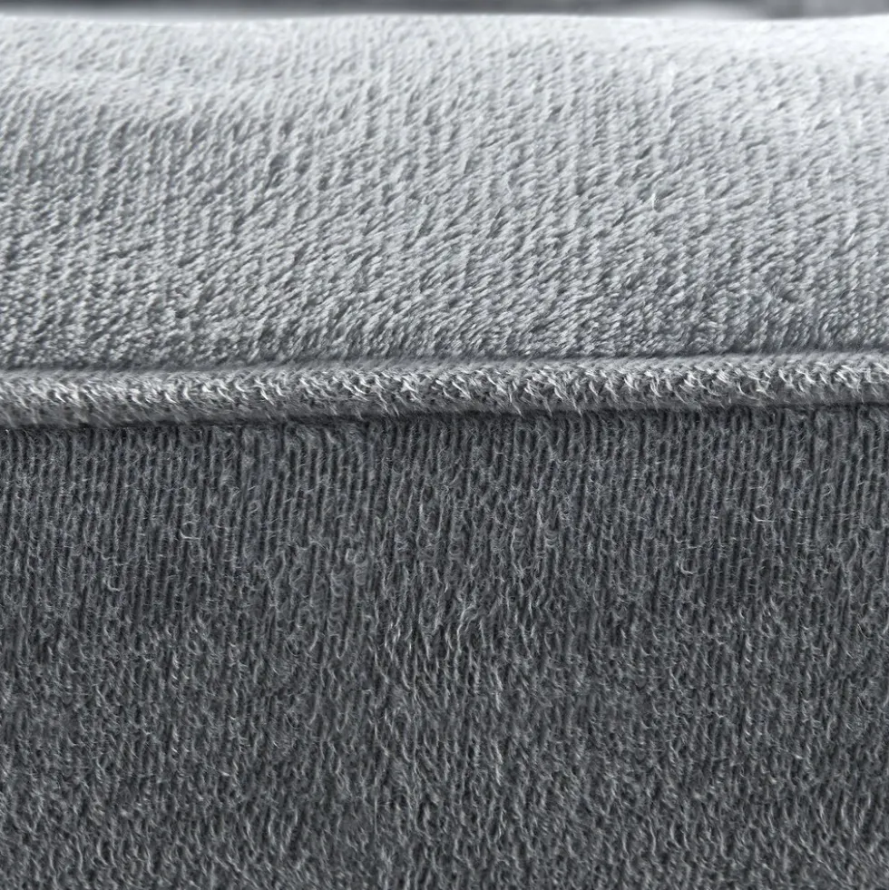 Juskys Hundebett Sheena M - 72 x 60 cm - orthopädisch & flauschig - Bezug abnehmbar & waschbar
