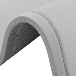 Juskys Krabbelmatte Maila Spielmatte 180x120 cm Yogamatte für Kind, Baby - rutschfest, weich - Grau