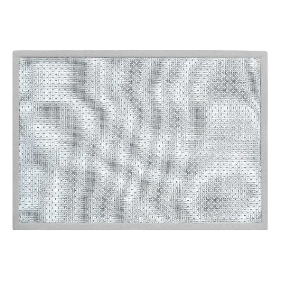 Juskys Krabbelmatte Maila Spielmatte 180x120 cm Yogamatte für Kind, Baby - rutschfest, weich - Grau