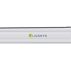 Juskys Luftmatratze Sapri L in Blau-Weiß - 2 Personen Luftbett selbstaufblasend - integrierter Pumpe