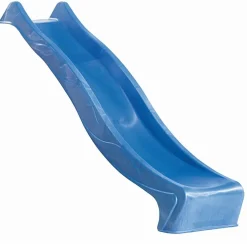Karibu Doppelschaukel Felix mit Klettergerüst und Rutsche blau