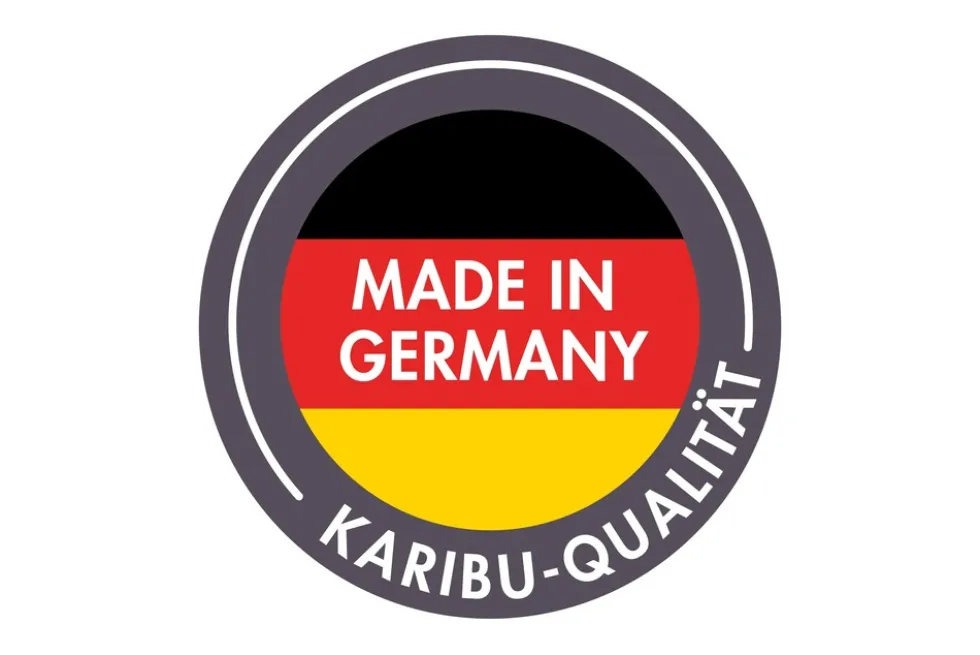 Karibu Spielturm Lotti Satteldach + Rutsche + Doppelschaukel