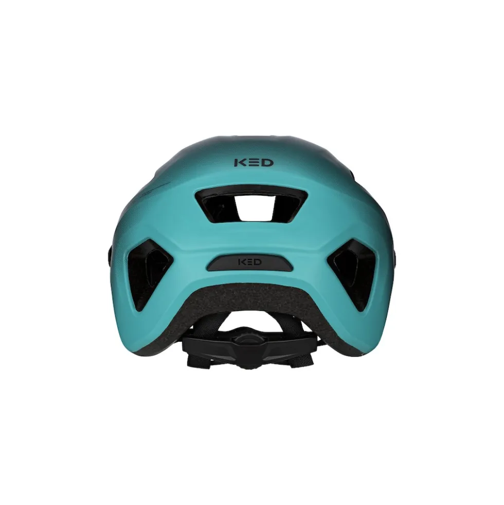 KED Kinder - Fahrradhelm Embrace Jr. Teal Black Matt